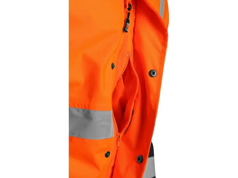 Bunda CXS OXFORD, výstražná, oranžovo-modrá, vel. 3XL